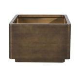 Raffles pot vierkant 60 antique bronze - The Grand Collection