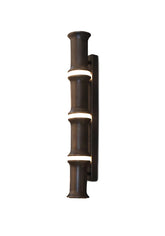 Bamboo wandlamp L antique bronze - The Grand Collection