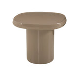 Morgan bijzettafel 47 glossy taupe - The Grand Collection