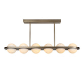Sereno Chandelier Alabaster Bronze - The Grand Collection