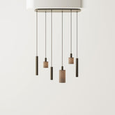 Portofino hanglamp 6-lichts deens ovaal - Ztahl