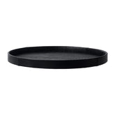 Exclusive round crocodile leather tray 70 cm - Pot & Vaas