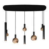 Riva pendant lamp Danish oval 145cm - 8 lamps - ZTaHL