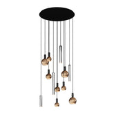 Riva pendant lamp round Ø100 cm - 12 lamps - ZTaHL