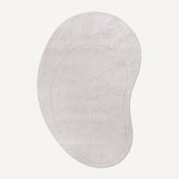 Residue New Pearl wool rug - Layered