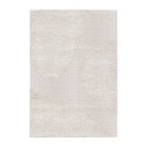 Punja Plasma Bone White wool rug - Layered