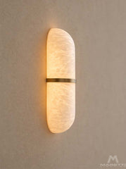 Oteca wandlamp messing en alabaster - Maretti