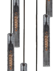 Icon hanglamp 9-lichts smoke - Maretti