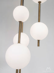 Pearl pendant 3-lichts 18W brons - Maretti