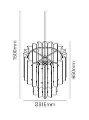 Duke Double hanglamp 5-lichts - Maretti