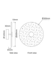 Gino wandlamp ø30 - Maretti