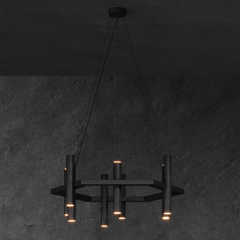 Stelvio hanging lamp hexagon 9 tubes - Ztahl