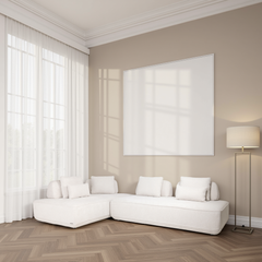 Bank Tudor met losse rugeleuning Macan Ivory - Richmond Interiors X Abitare Collection