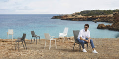 Ibiza stoel met armleuningen - VONDOM