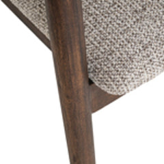 Dining chair Mihara mocca fancy fire retardant - Richmond Interiors