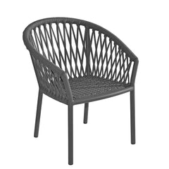 Majinto tuinstoel donkergrijs - Borek Tuinmeubelen