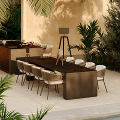 Rob tuinstoel brons - Borek Tuinmeubelen