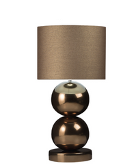 Milano bol table lamp rose bronze lustered - Stout Verlichting