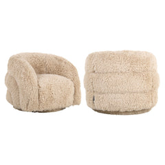 Lounge stoel Lenny yakety sand swivel kids - Richmond Interiors