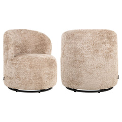 Lounge Stuhl Jackie sheep natural swivel kids - Richmond Interiors