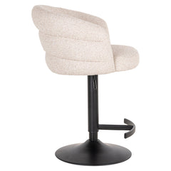 Barstoel Nikki biscotti swivel fire retardant showroommodel - Richmond Interiors