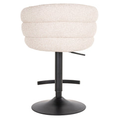 Barstoel Nikki biscotti swivel fire retardant showroommodel - Richmond Interiors