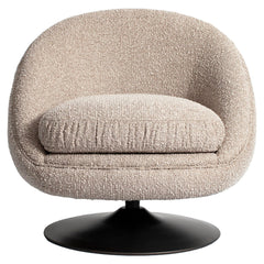 Lounge stoel Nodo natural chunky swivel - Richmond Interiors
