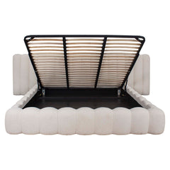 Bett Cupidon cream fancy 180x210 (mattress size (excl.)) with storage - Richmond Interiors