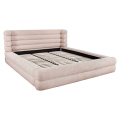 Bed Obidis natural linear 180x210 (mattress size (excl.)) with storage - Richmond Interiors