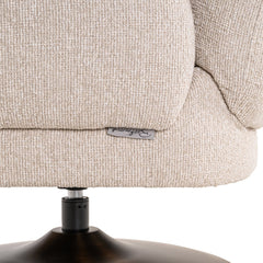 Lounge stoel Kagney biscotti swivel - Richmond Interiors