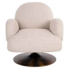 Lounge stoel Kagney biscotti swivel - Richmond Interiors