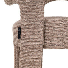 Eetkamerstoel Nerio mocca linear - Richmond Interiors