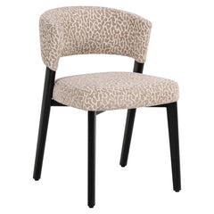 Eetkamerstoel Zeno beige leopard - Richmond Interiors
