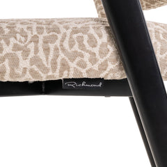 Eetkamerstoel Zeno beige leopard - Richmond Interiors
