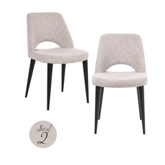 Esszimmerstuhl Tabitha natural fancy fire retardant (Set of 2) - Richmond Interiors
