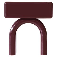 Nachtkastje Bennet burgundy 1-drawer - Richmond Interiors