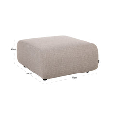 Garten Hocker & Fußbank Dawson beige alpine - Richmond Interiors
