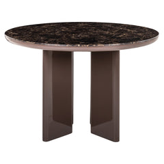 Eettafel Almundi chocolat brown 120Ø - Richmond Interiors