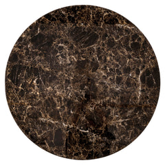 Eettafel Almundi chocolat brown 120Ø - Richmond Interiors