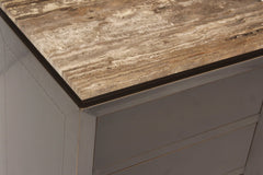 Nightstand Russo brown 3-drawers - Richmond Interiors