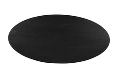 Esstisch Rayford black oval 230 - Richmond Interiors