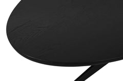 Esstisch Rayford black oval 230 - Richmond Interiors