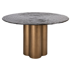 Eettafel Glastonburry gold antique 135Ø - Richmond Interiors