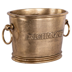 Wein- & Barzubehör Vinova brass antique wine cooler - Richmond Interiors