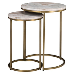 Beistelltisch Bottega Blush beige (Set of 2) - Richmond Interiors
