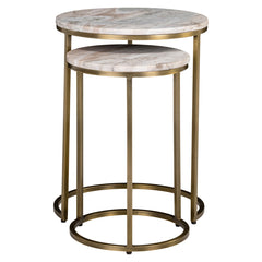 Beistelltisch Bottega Blush beige (Set of 2) - Richmond Interiors