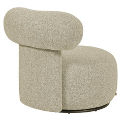 Lounge stoel Kaya cayenne brown swivel - Richmond Interiors