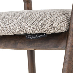 Thekenstuhl Mihara mocca fancy fire retardant - Richmond Interiors