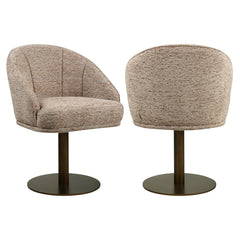 Esszimmerstuhl Beverly mocca linear swivel - Richmond Interiors