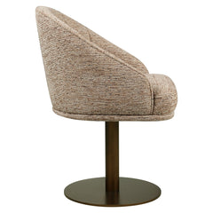 Esszimmerstuhl Beverly mocca linear swivel - Richmond Interiors